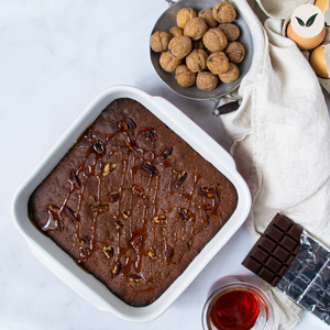 Brownie au chocolat et au caramel