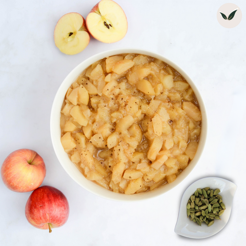 Compote de pommes à la cardamome