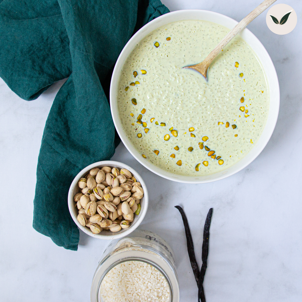 Riz au lait à la pistache