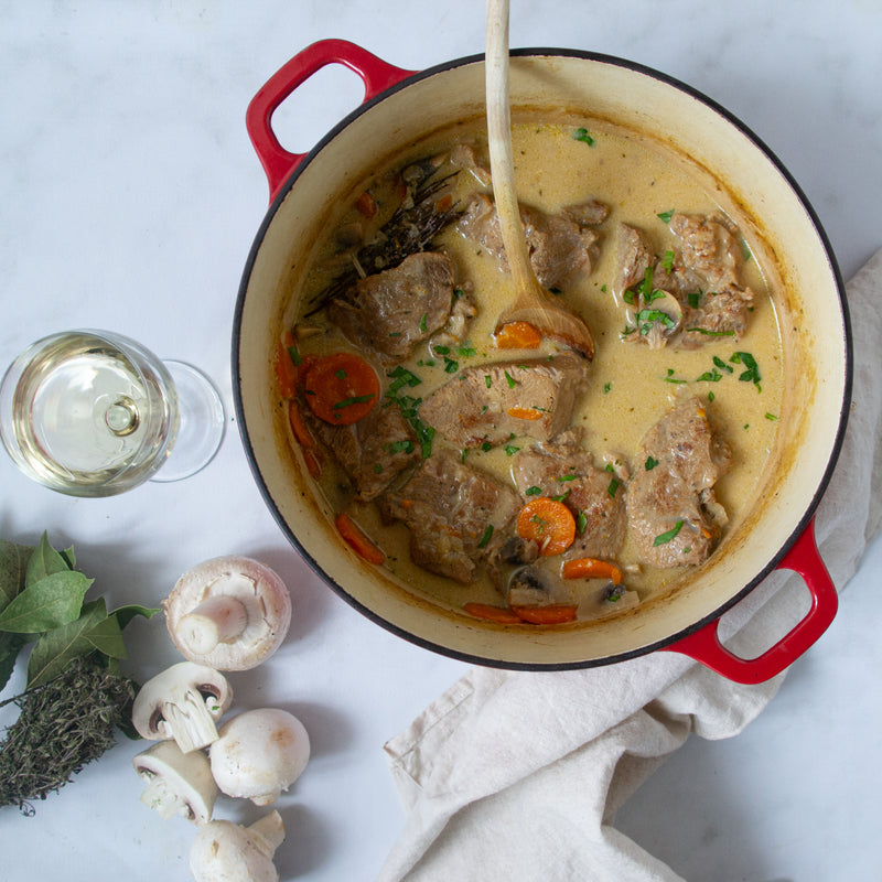Blanquette de veau et riz parfumé