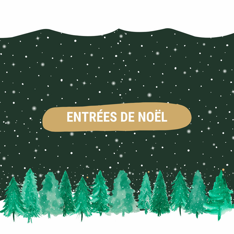 Entrées de Noël et de fin d'année