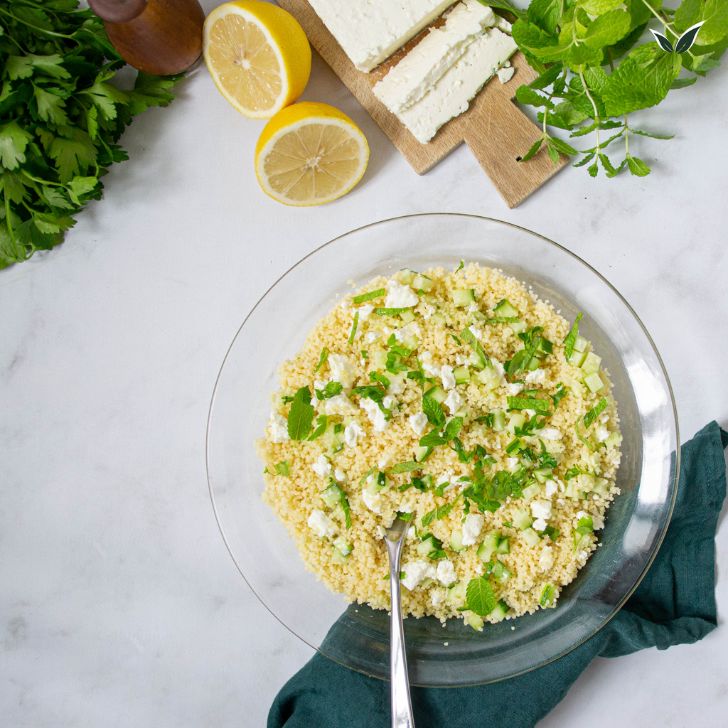 Taboulé au concombre à la feta