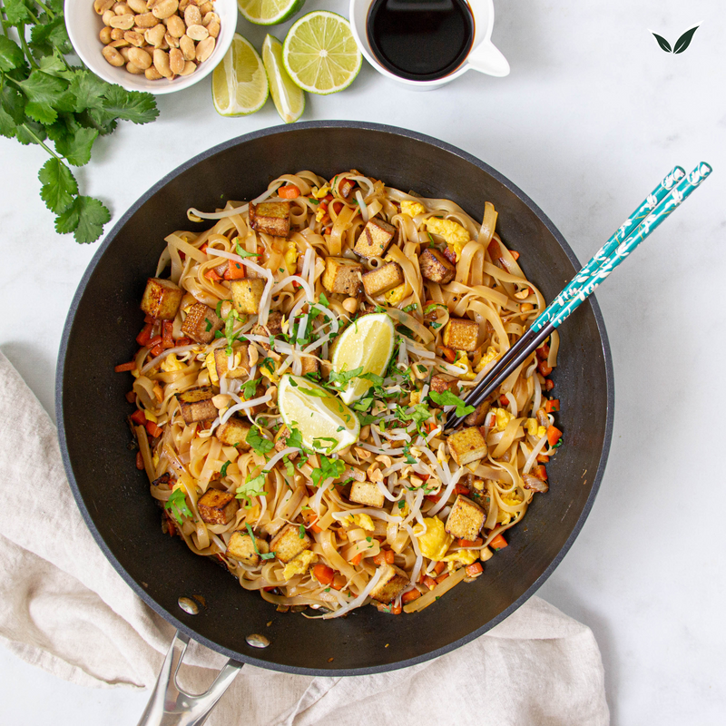 Pad thaï végétarien au tofu et aux légumes