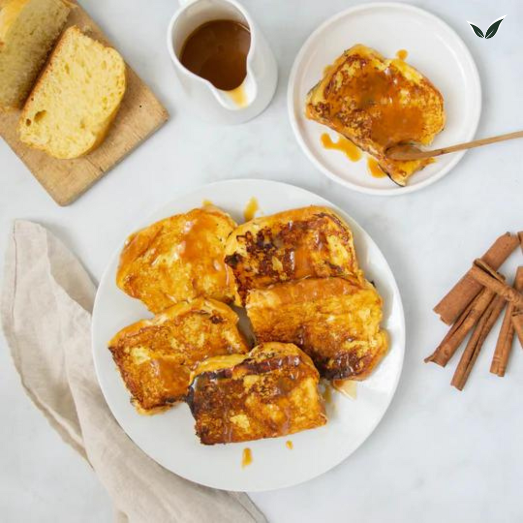 Brioche perdue au caramel