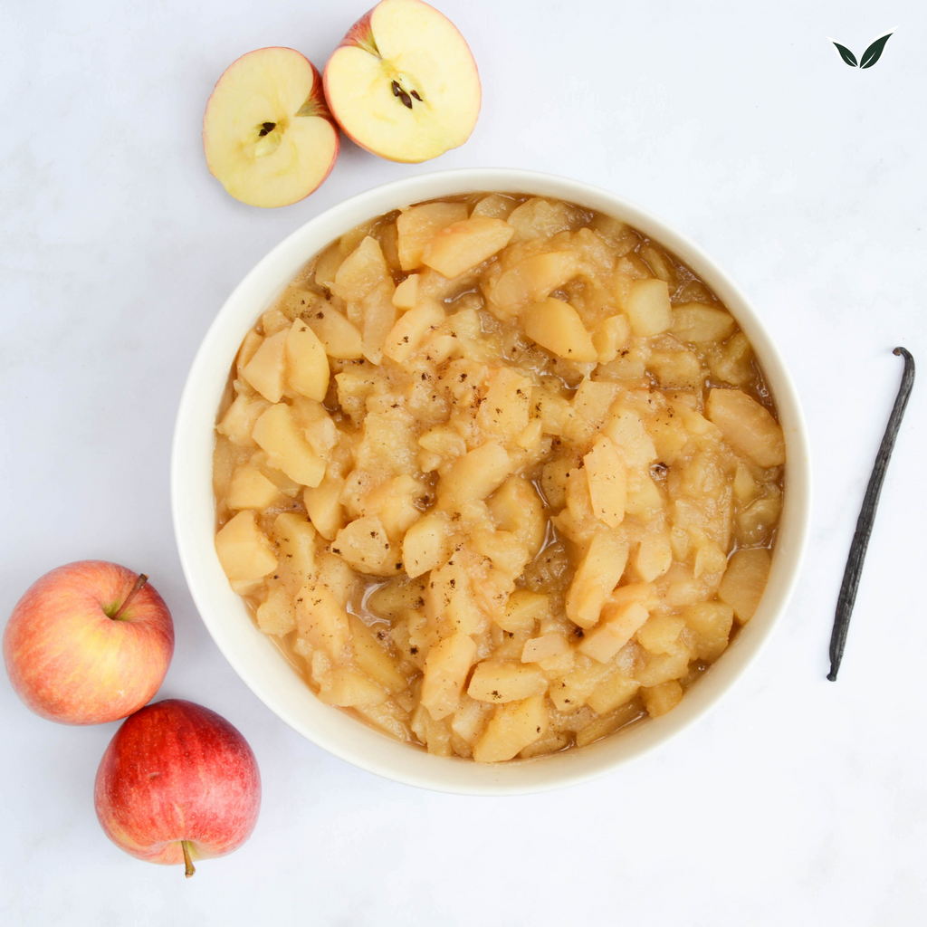 Compote de pommes à la vanille